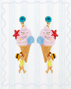 GELATO, SEASHELL AND GARDEN GNOME EARRINGS