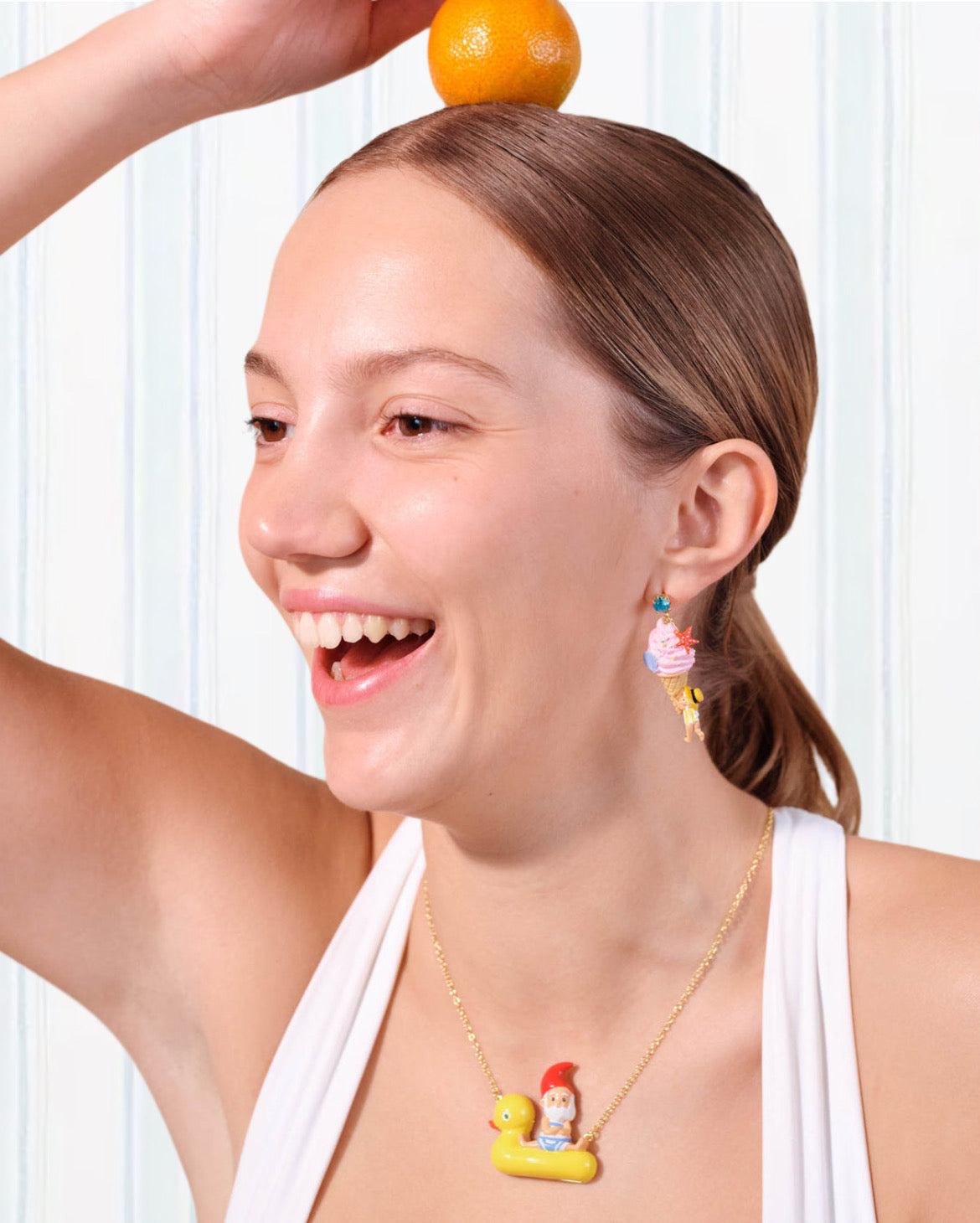 GELATO, SEASHELL AND GARDEN GNOME EARRINGS