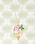 GNOME, BEACH UMBRELLA AND PALM TREE PENDANT NECKLACE
