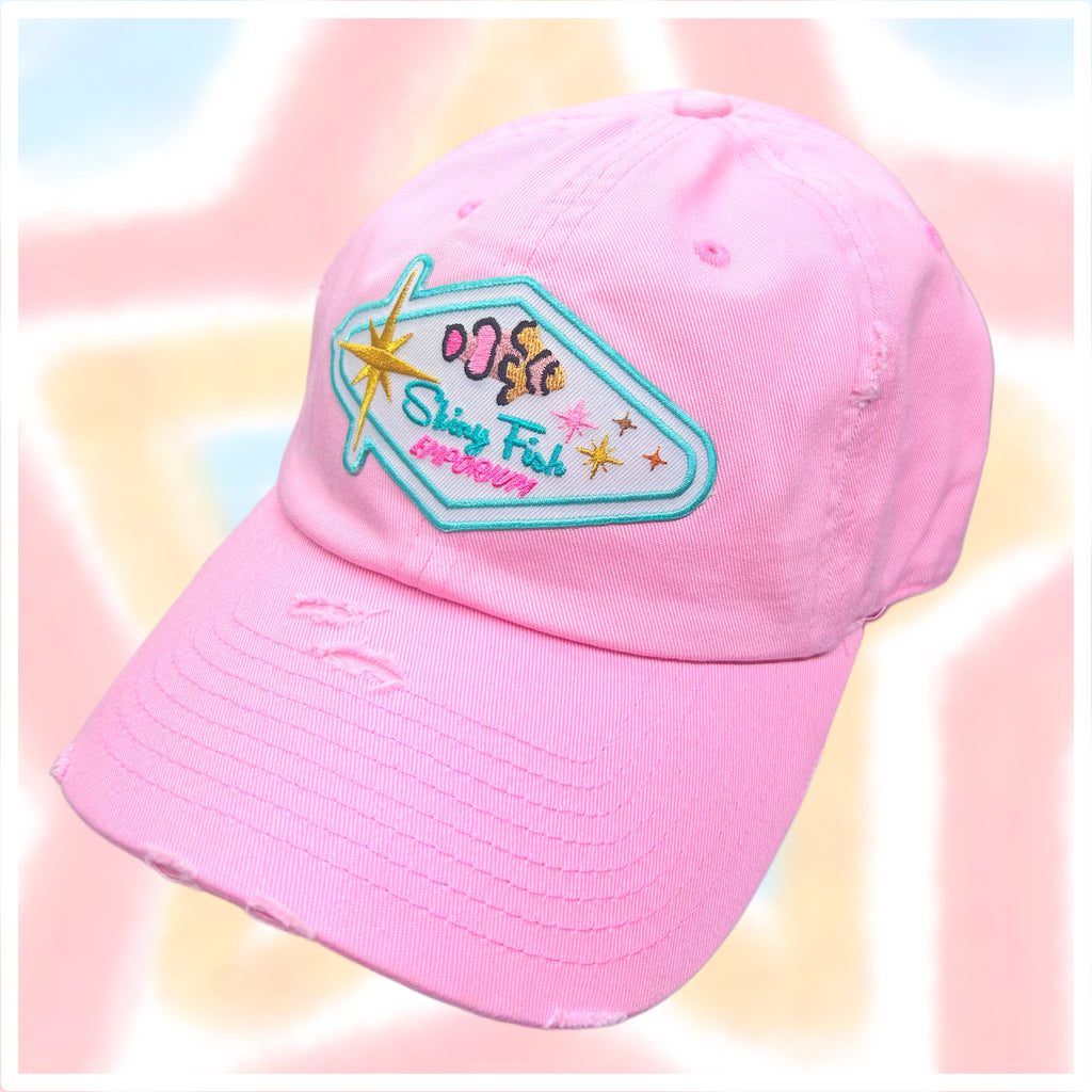 Pink Shiny Fish Hat