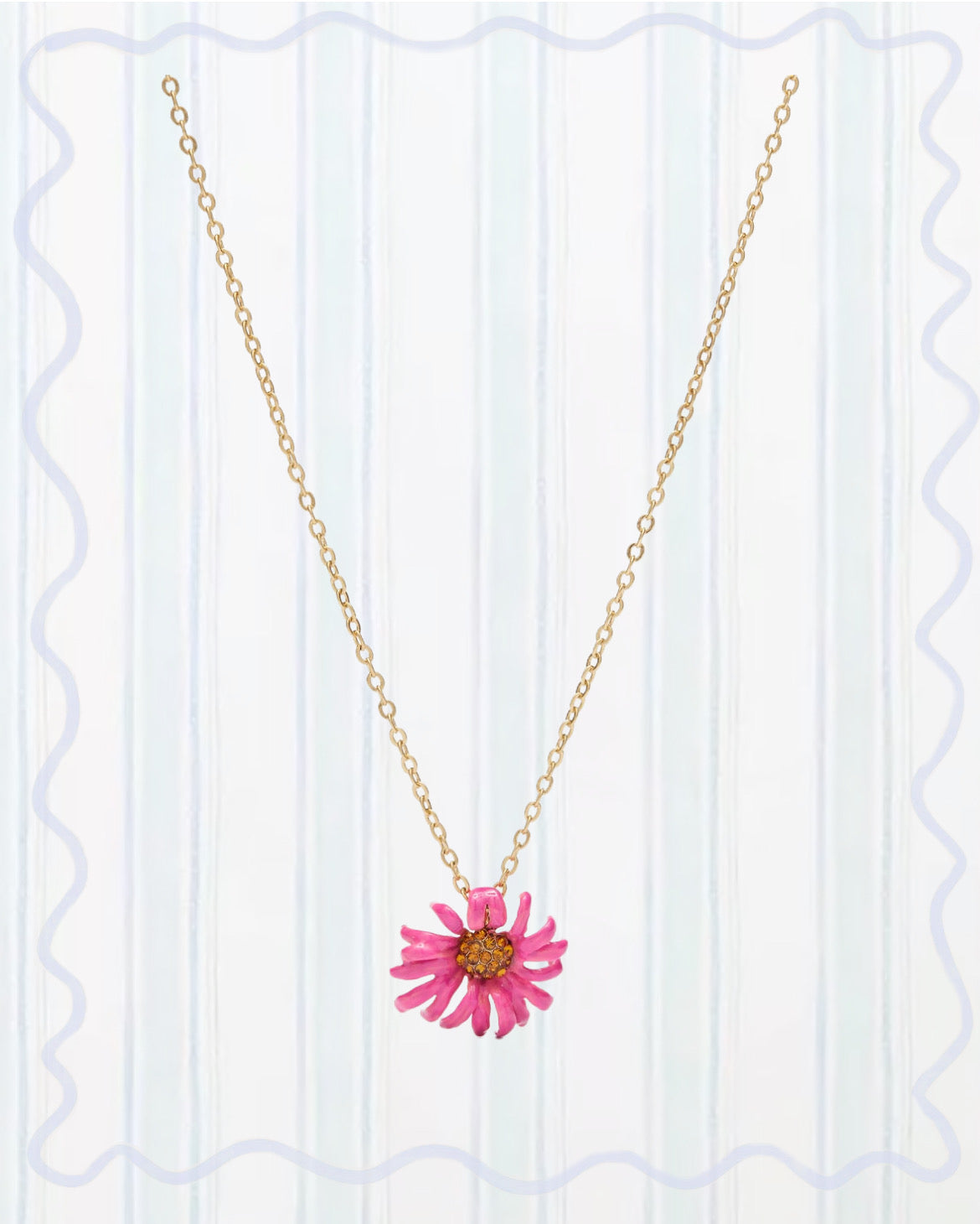 CONEFLOWER PENDANT NECKLACE