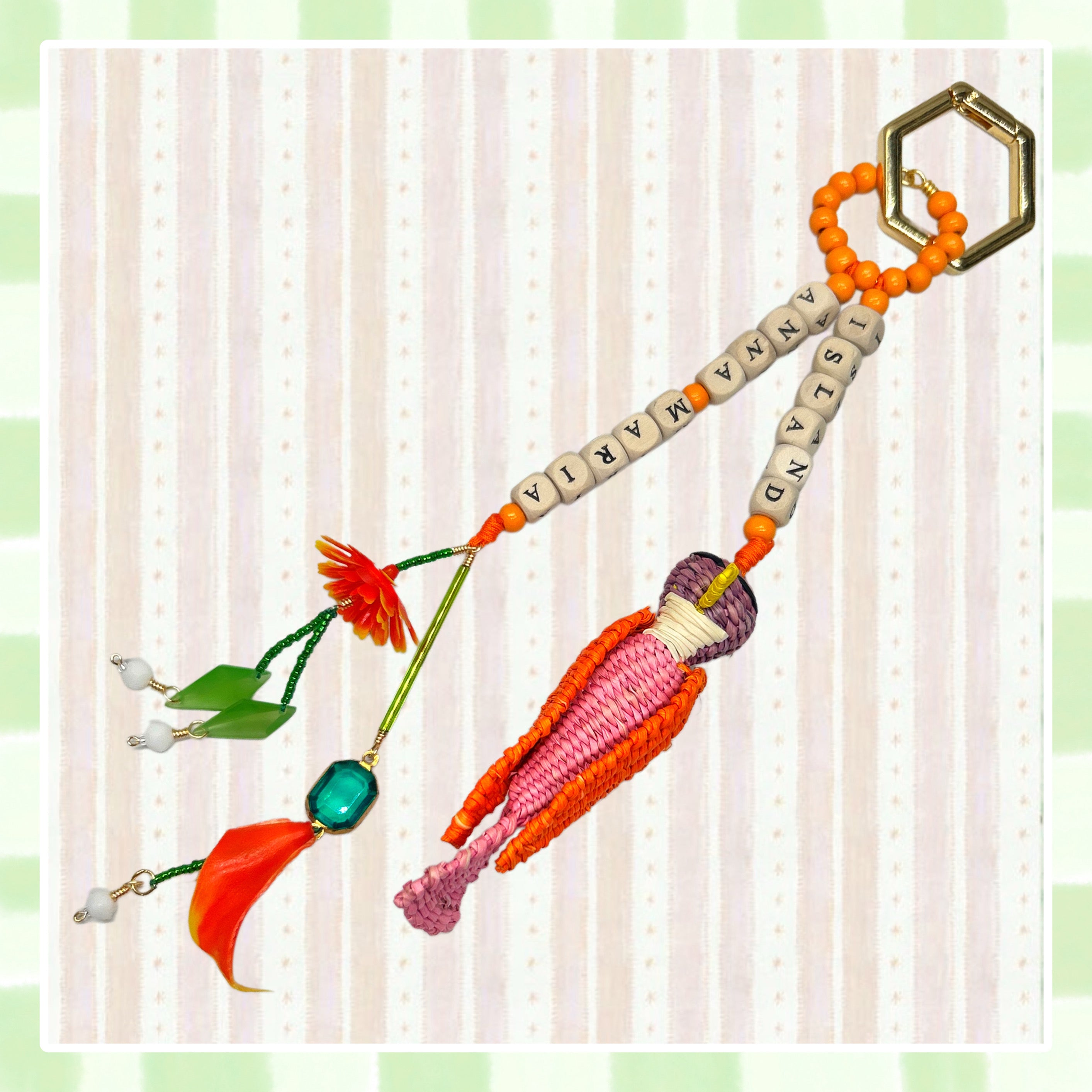 PERRY PARROT CHARM ~ PURPLE