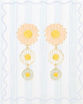 PASTEL DAISIES DANGLING EARRINGS
