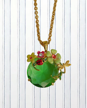 DRAGONFLY’S SECRET GARDEN POEM NECKLACE