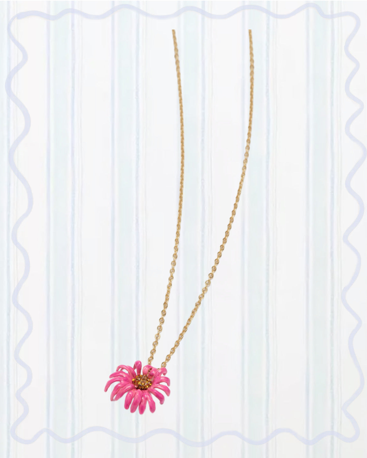 CONEFLOWER PENDANT NECKLACE