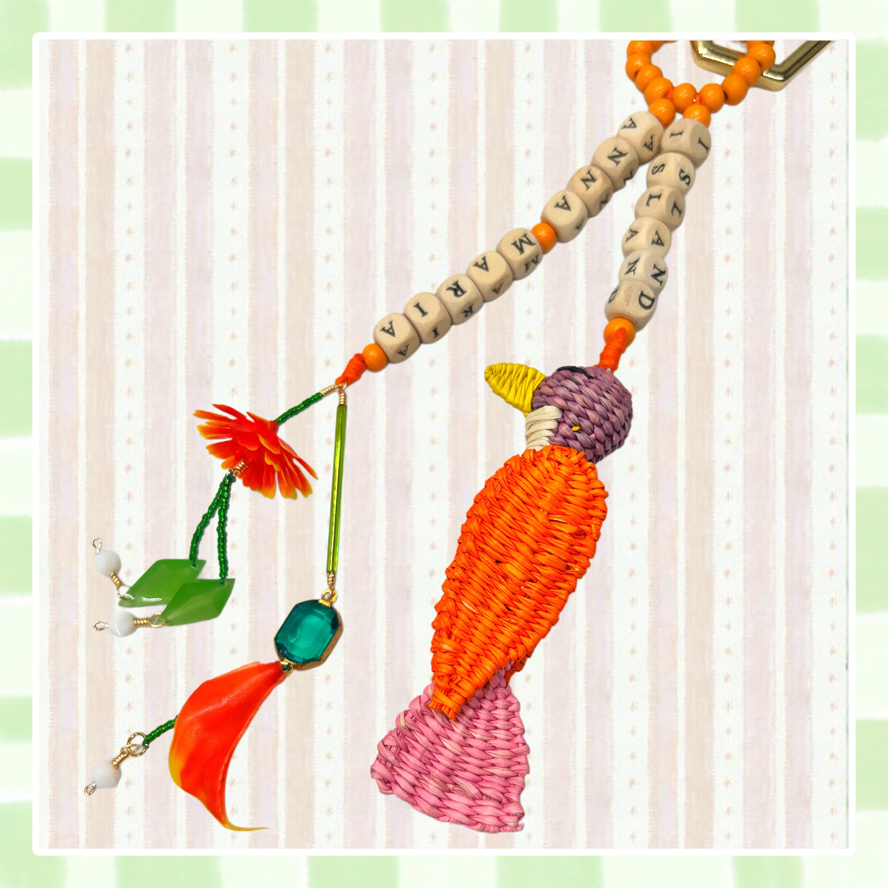 PERRY PARROT CHARM ~ PURPLE