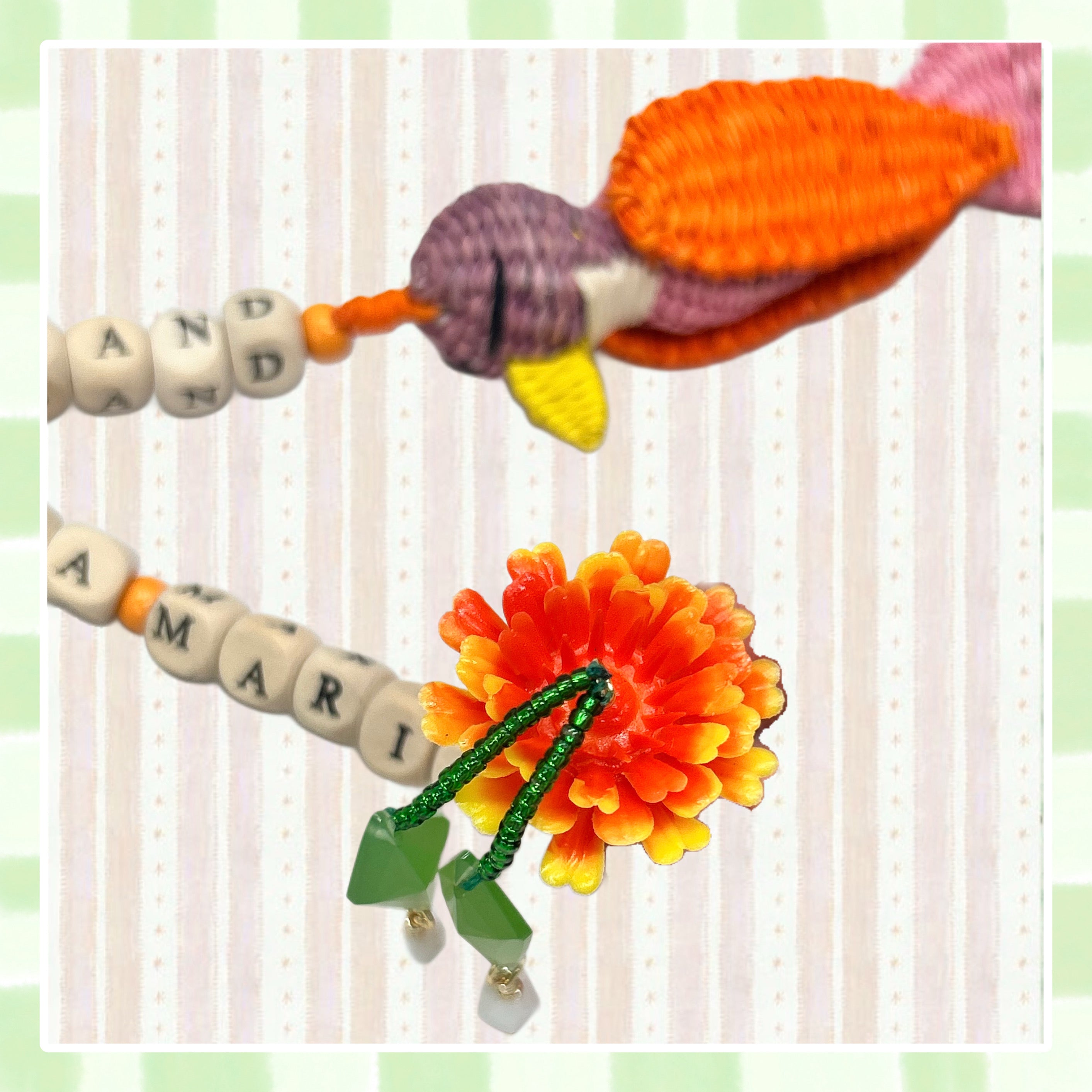 PERRY PARROT CHARM ~ PURPLE