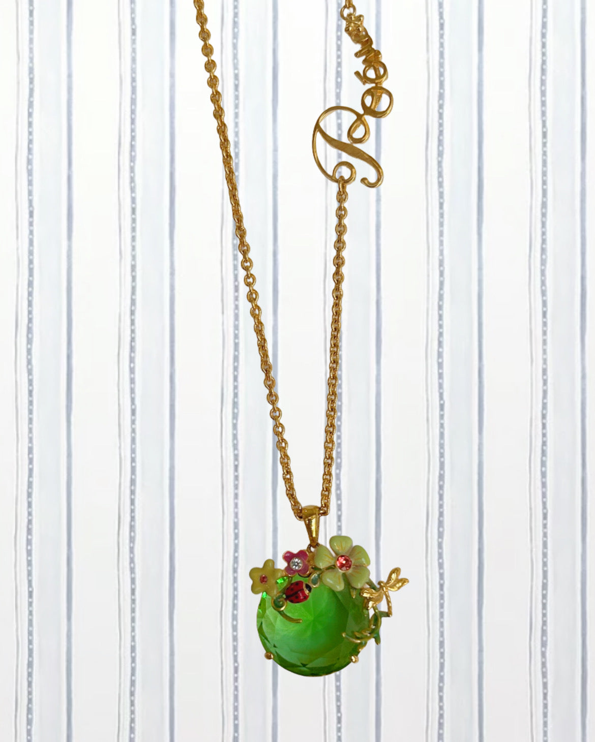 DRAGONFLY’S SECRET GARDEN POEM NECKLACE