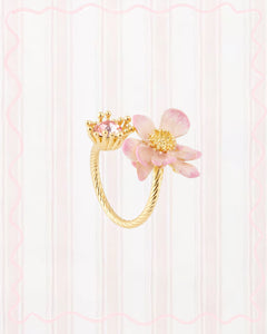 Lotus Flower Adjustable Ring
